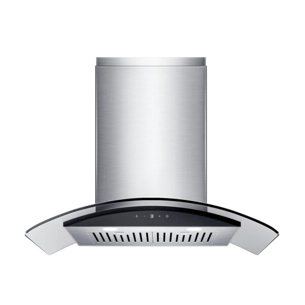 Cooker hood curved glass-1