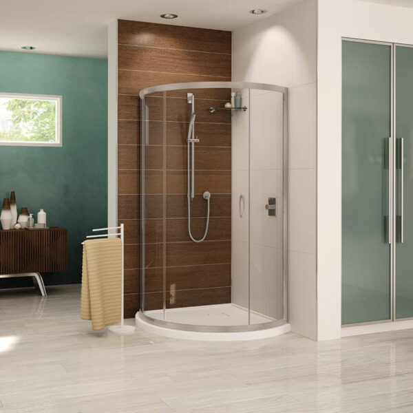 Curved glass shower screens -1