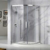 Curved glass shower screens