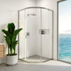 Curved glass shower screens -2